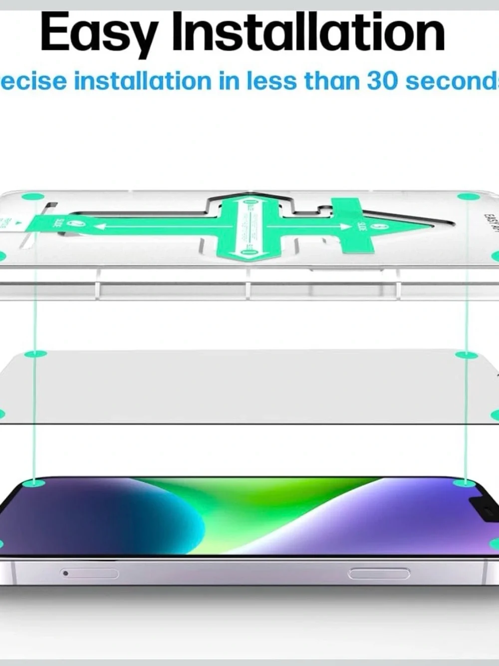 PowerTheory Tempered Glass Screen Protector for iPhone 13 Pro Max 6.7